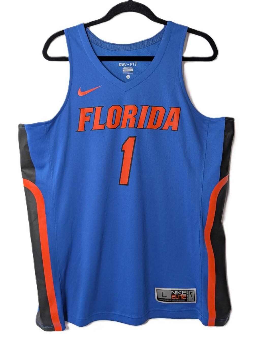 Nike Florida Gators NCAA Elite Series Basketball Jersey Mens Large L